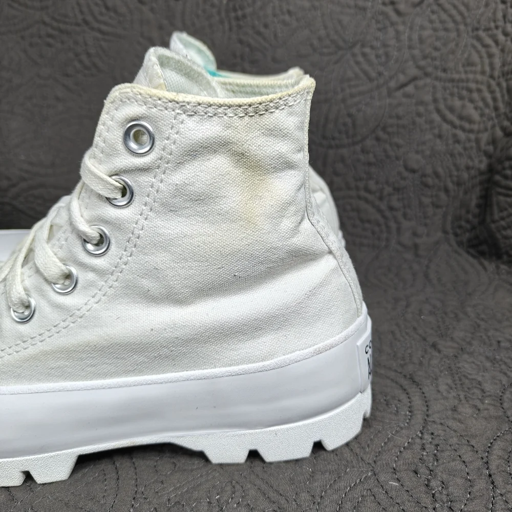 Converse Chuck Taylor All Star High Lugged White Platform Women's Size 5